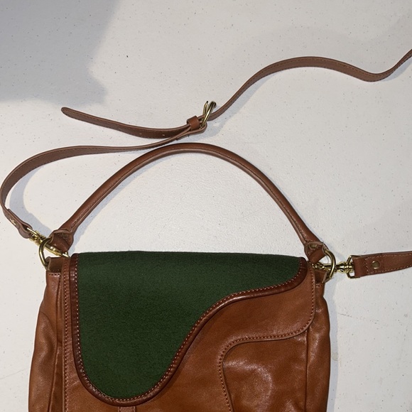 Bags Rare Equestrian Crossbody Bag 3 Way Convertible Handle Brown